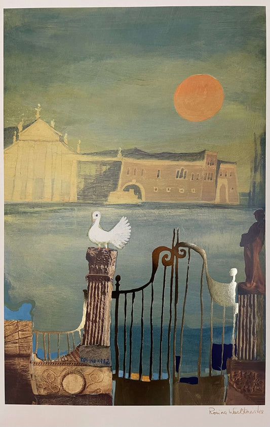 הדפס יונה הטבעת זהב