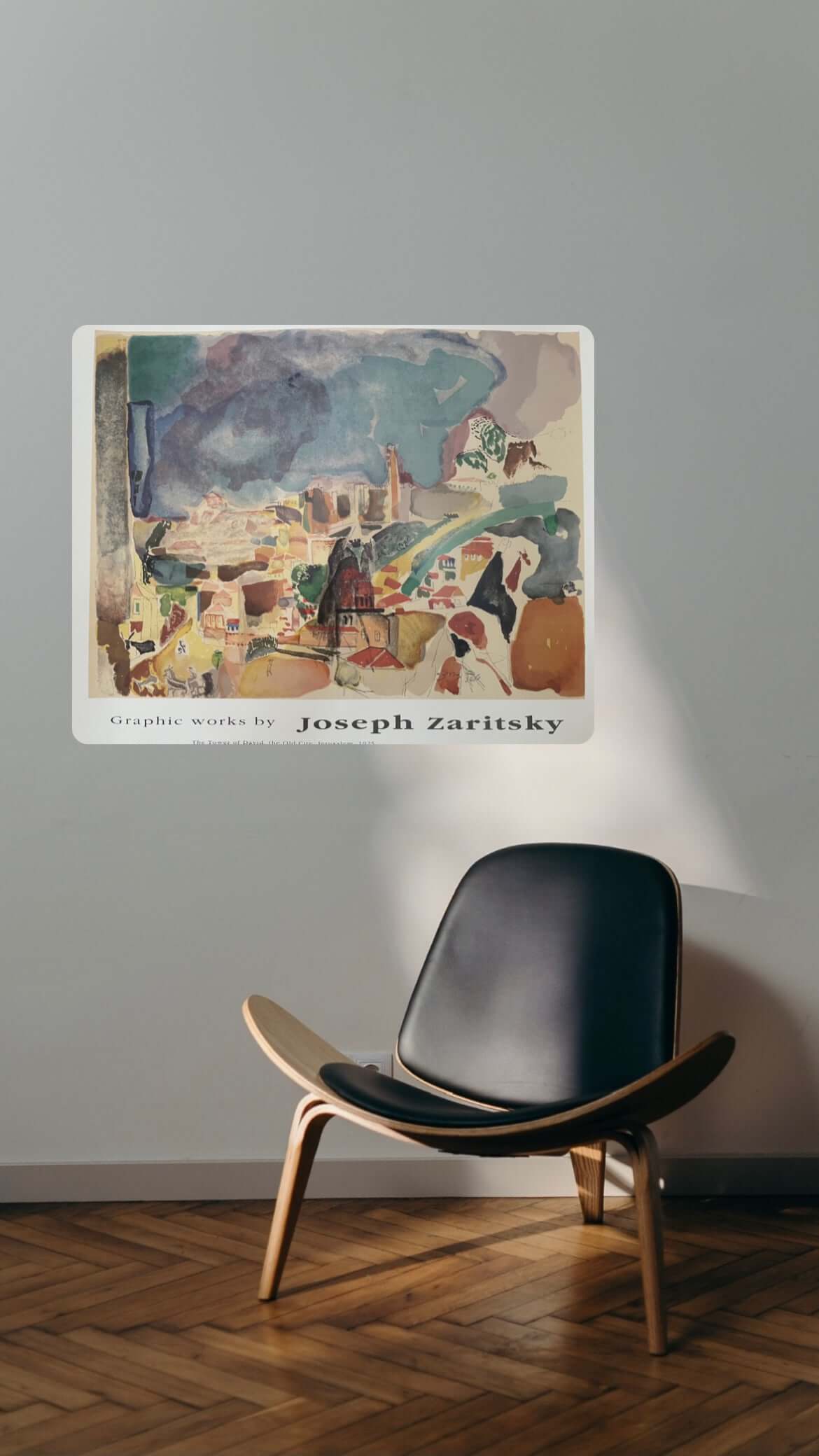 יוסף זריצקי מגדל דוד ירושלים joseph zaritsky